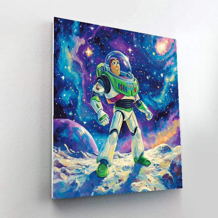Buzz Lightyears Galactic Mission painting number kit