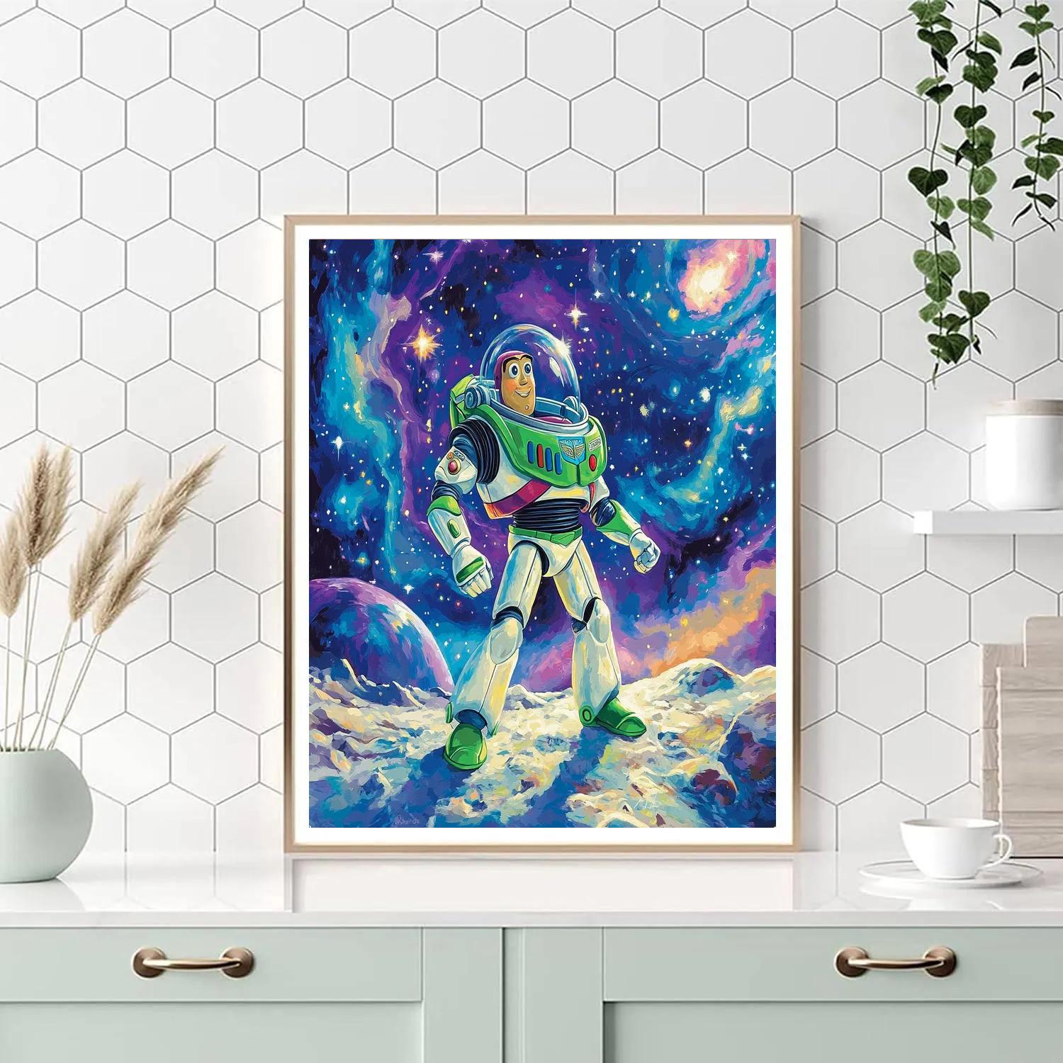 Buzz Lightyears Galactic Mission painting number kit