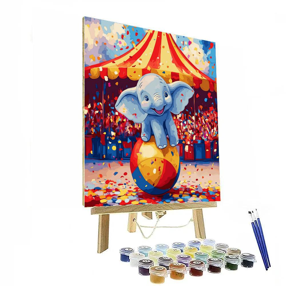 Dumbos Circus Dream Painting by numbers kit