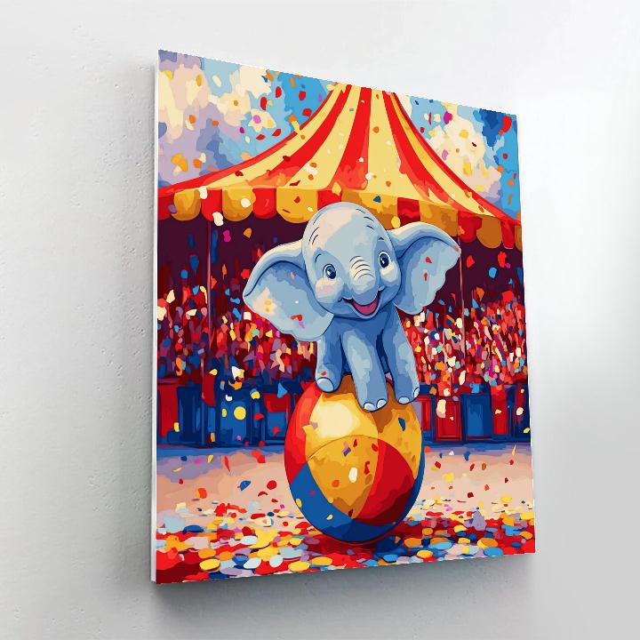 Dumbos Circus Dream Painting by numbers kit