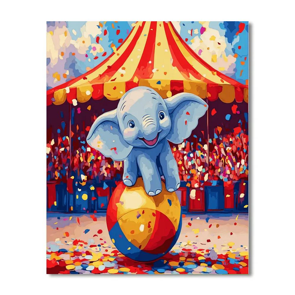 Dumbos Circus Dream Painting by numbers kit