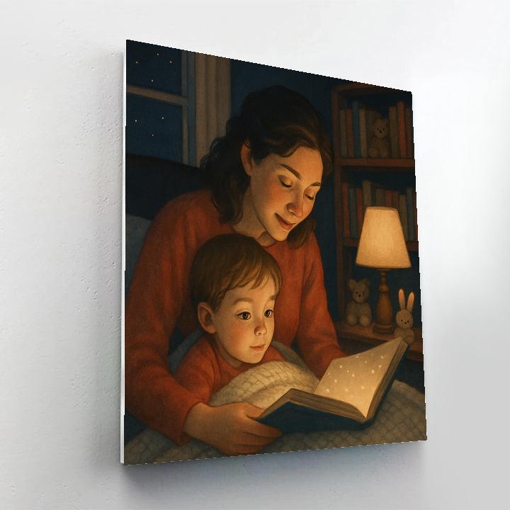 Bedtime Story Embrace paint by number