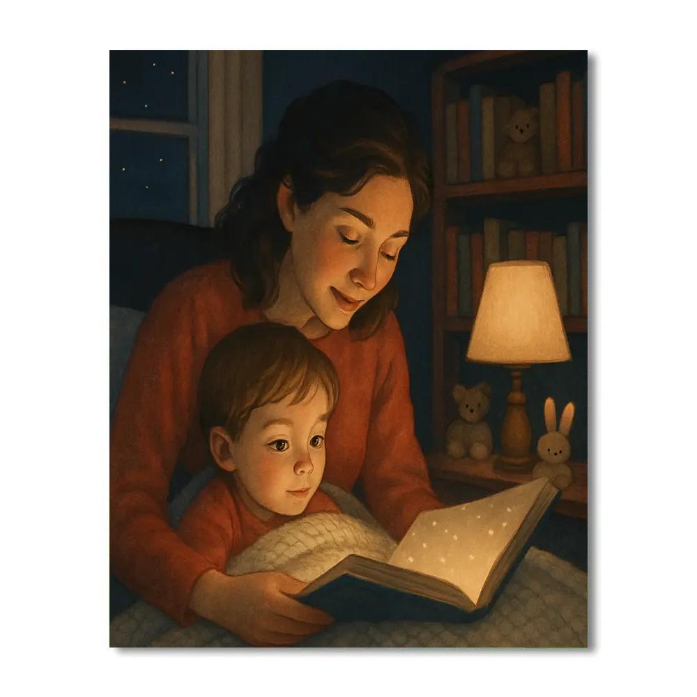 Bedtime Story Embrace paint by number