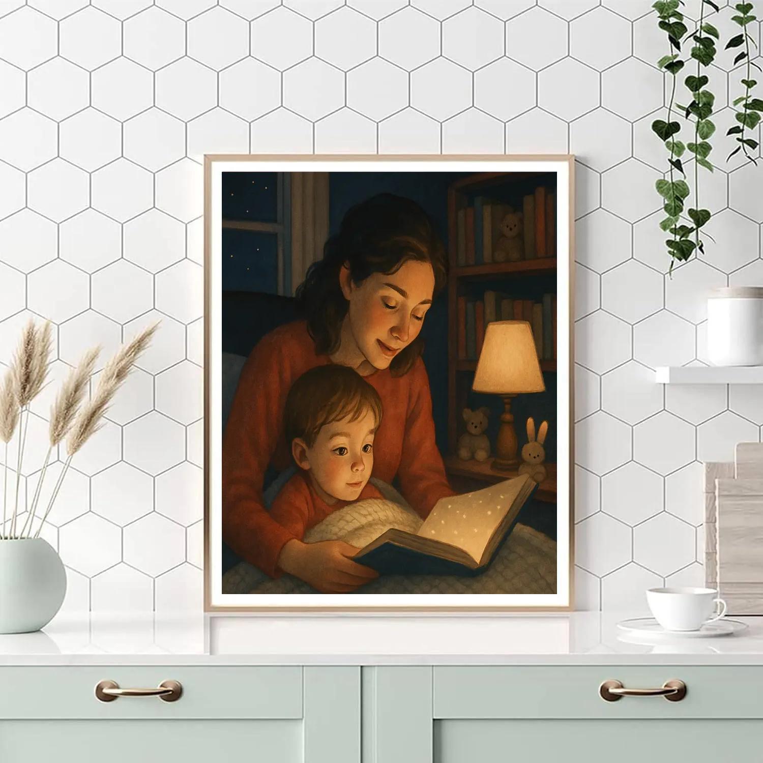 Bedtime Story Embrace paint by number