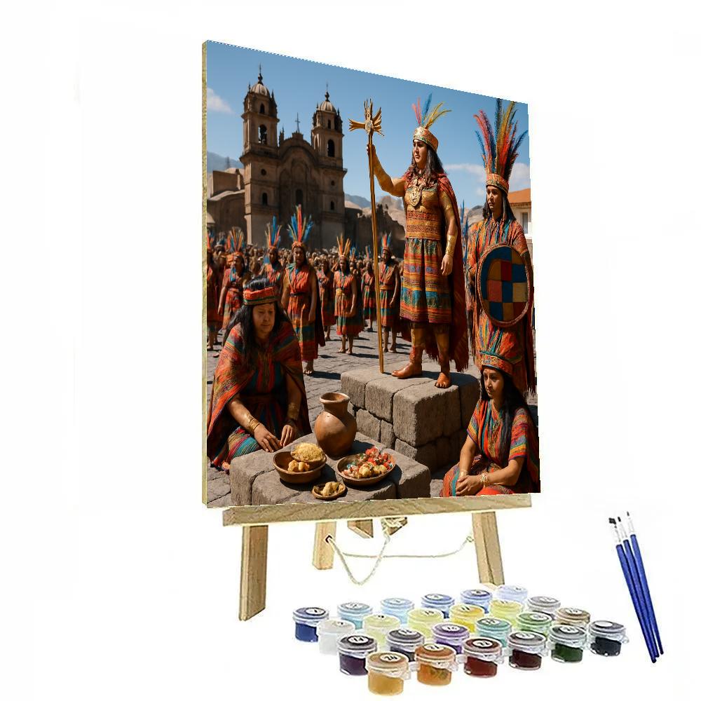 Inti Raymi Sun Festival Cuzco Paint by numbers kits