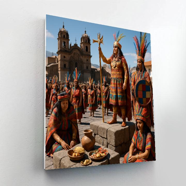 Inti Raymi Sun Festival Cuzco Paint by numbers kits