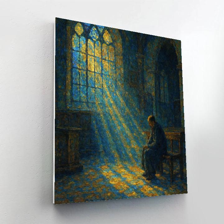 Stained Glass Dawn Reverie paint by number