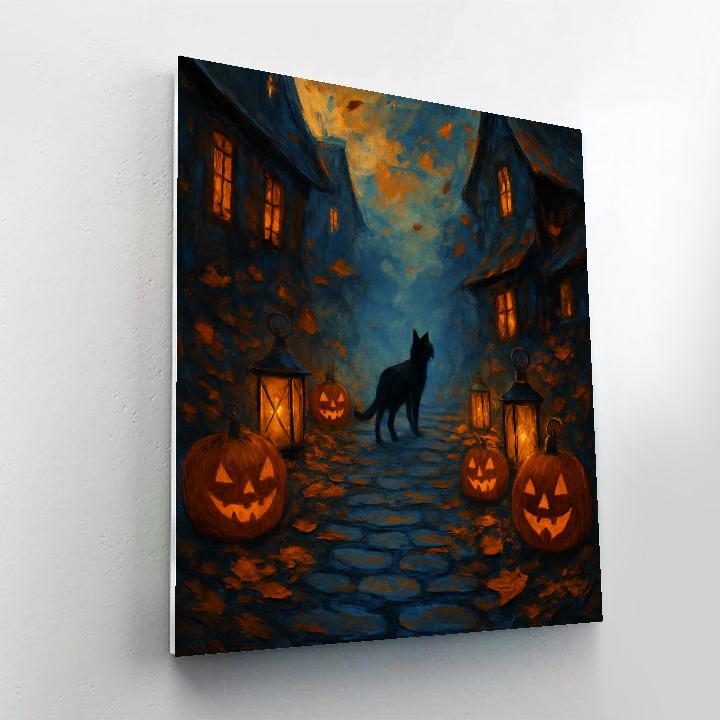 Cobblestone Lantern Walk paint by color