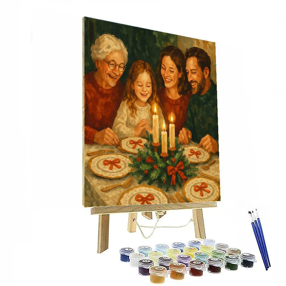 Feast Of Evergreens paint by number