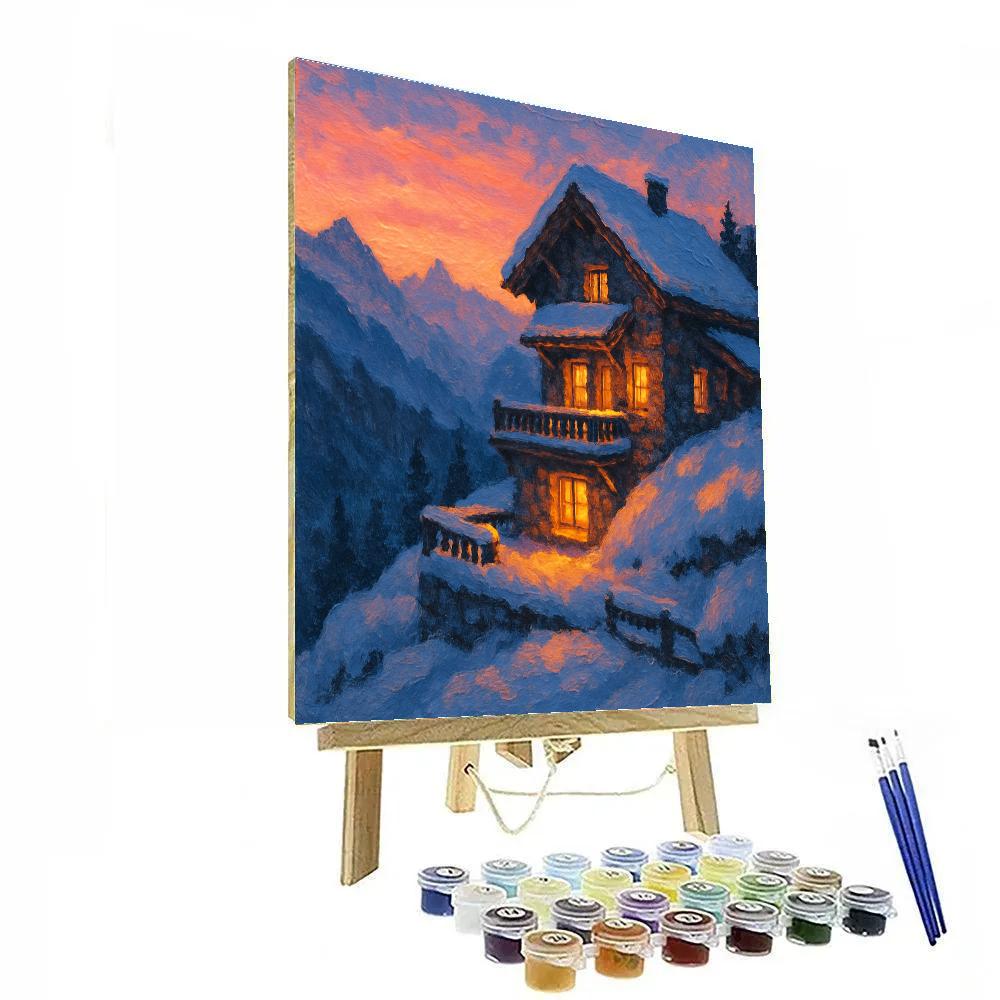 Sunset Ridge Chalet paint by color