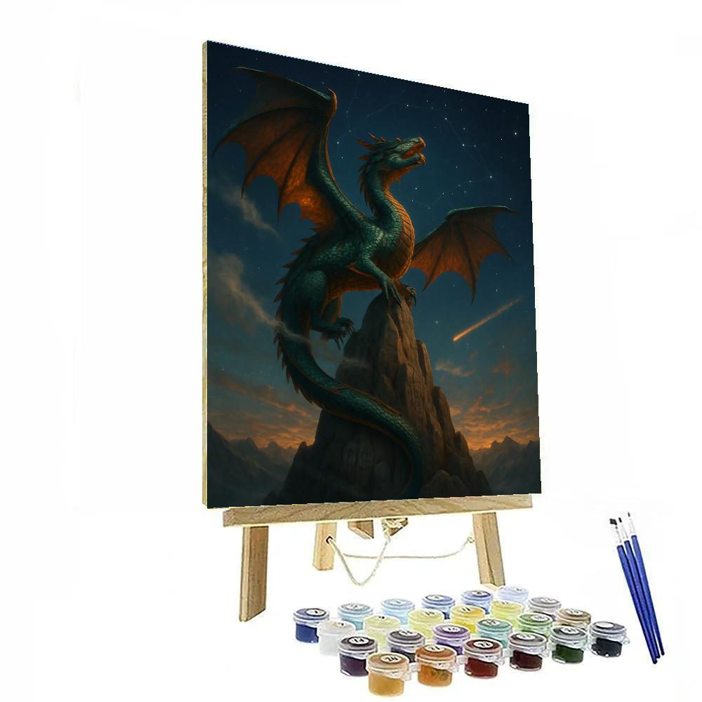 Dragon Celestial Ascent paint by number