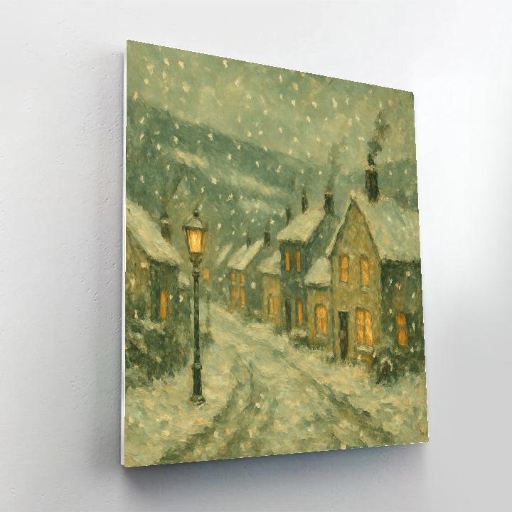 Village Of Quiet Lanterns Paint by numbers art