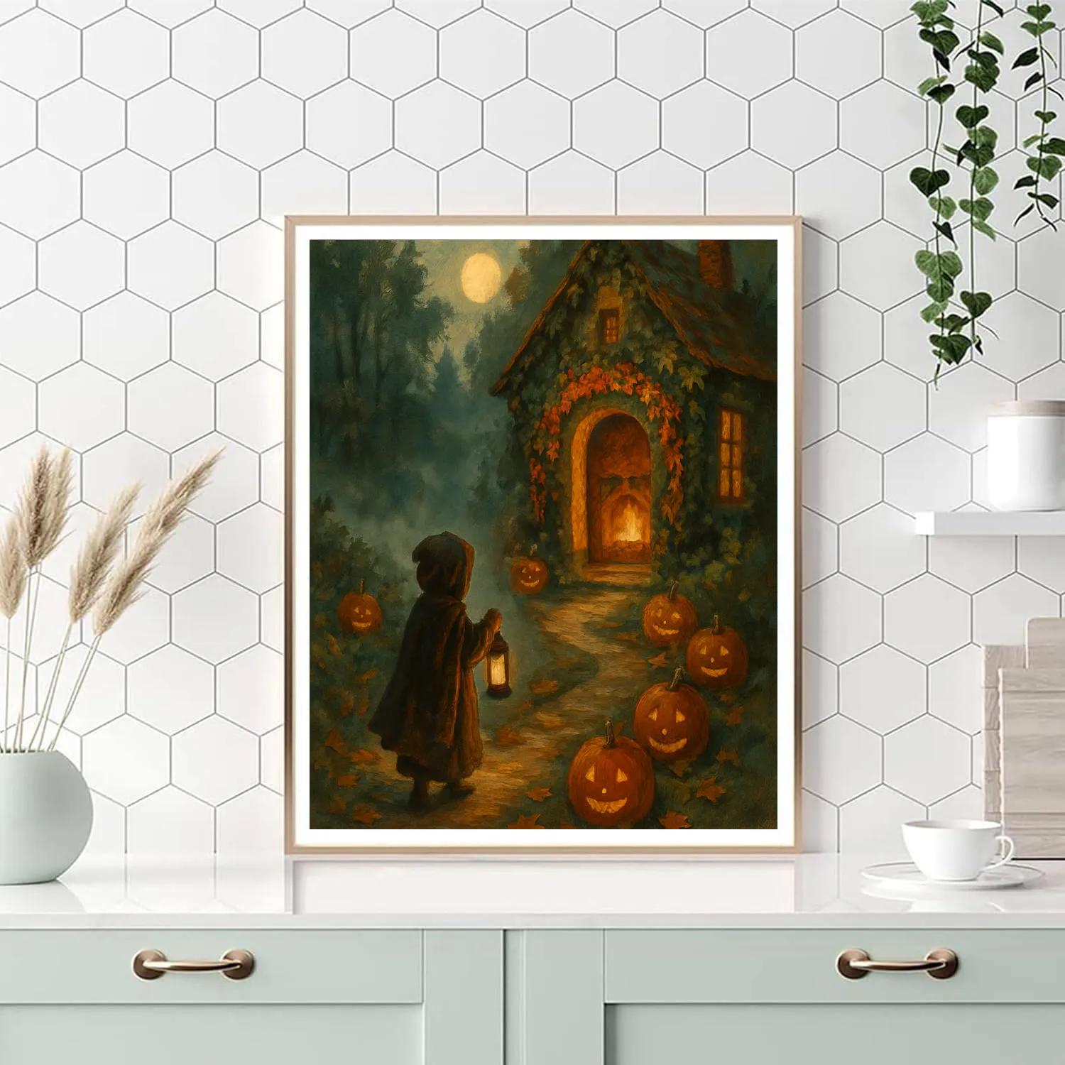 Carved Pathway To Hearth paint by number