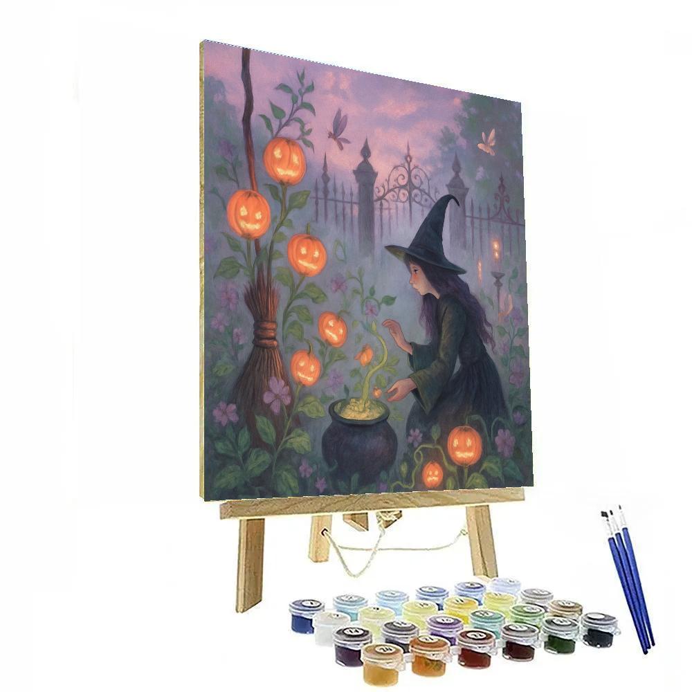 Thistledown Witch Garden paint by numbers