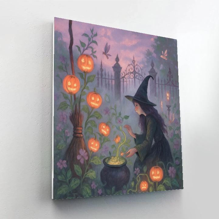 Thistledown Witch Garden paint by numbers