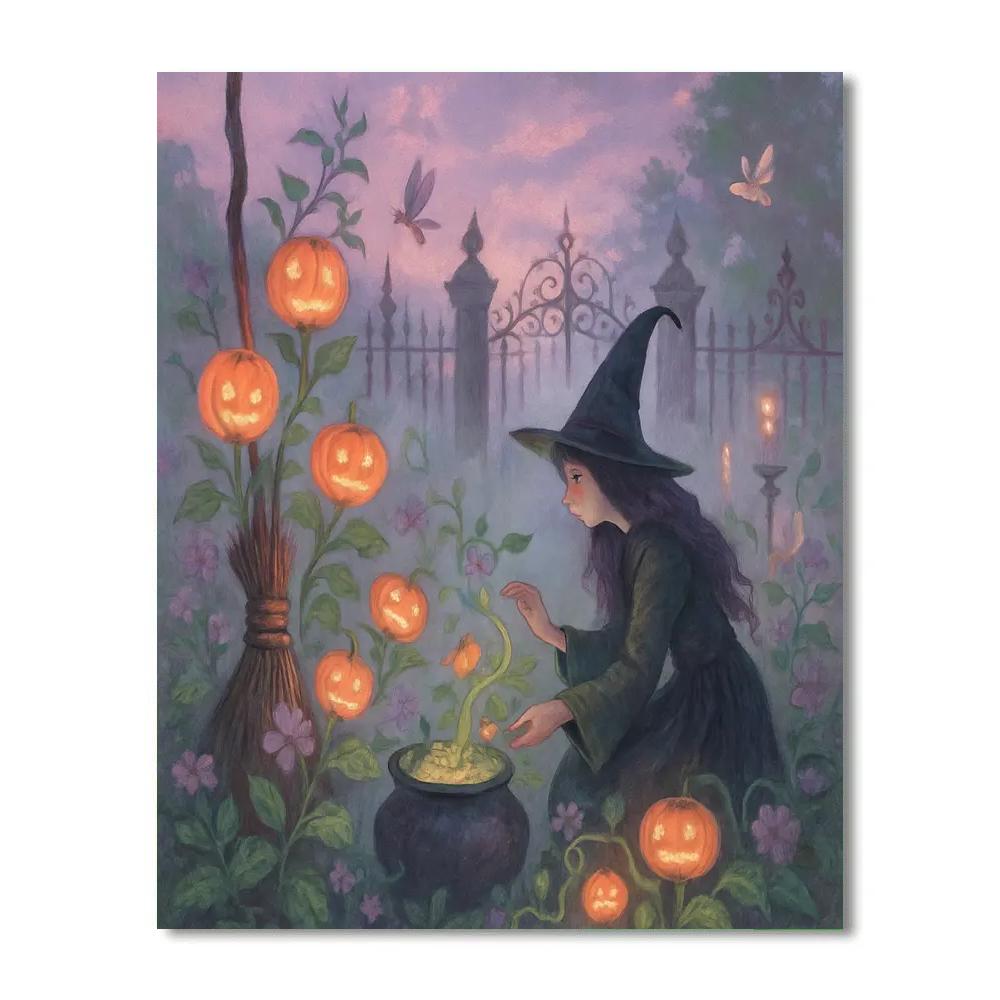 Thistledown Witch Garden paint by numbers