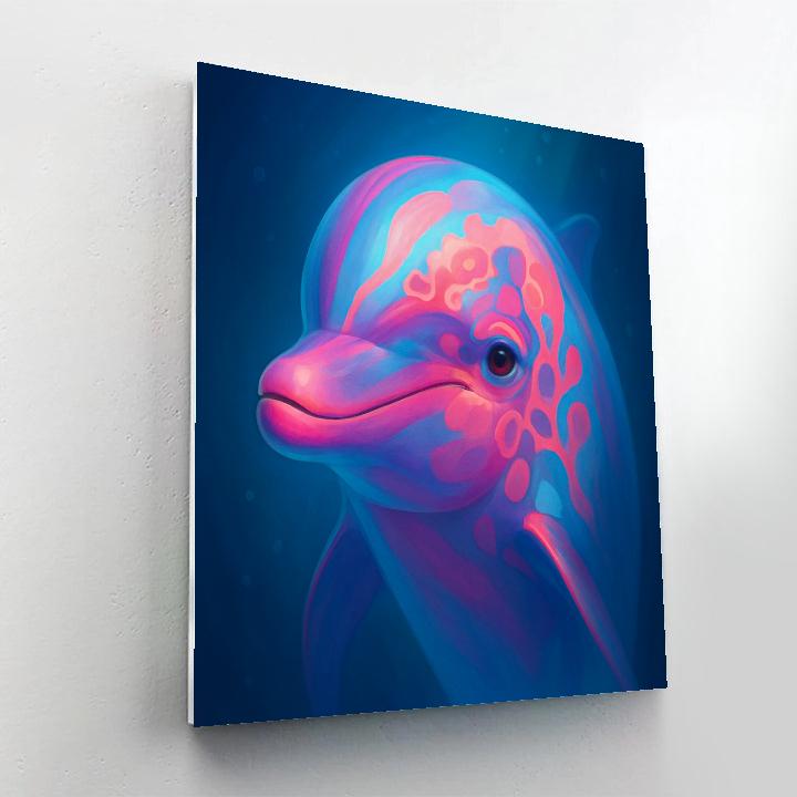Coral Reef Dolphin Numbered painting kits