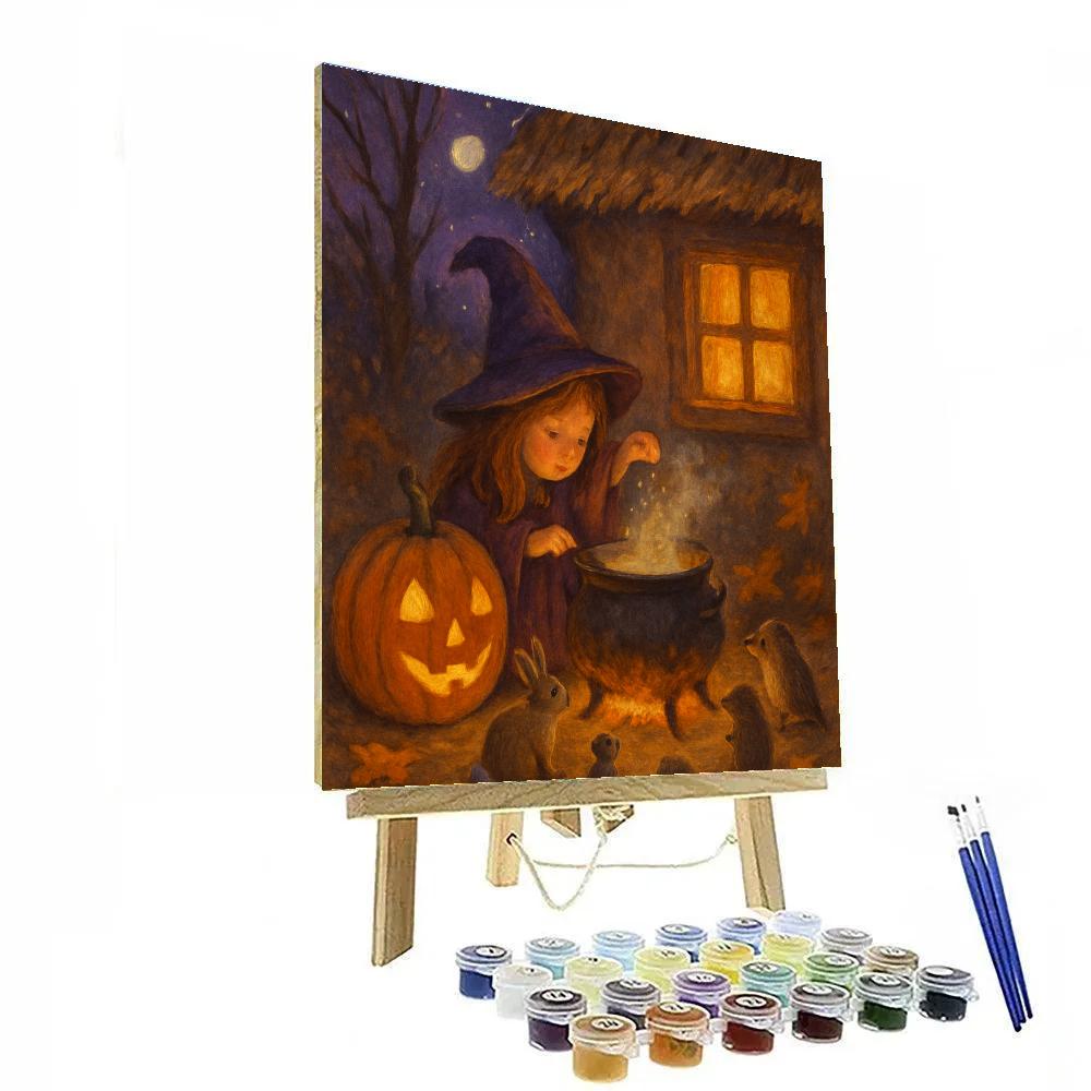 Hearthside Witchs Lantern Paint by numbers kits
