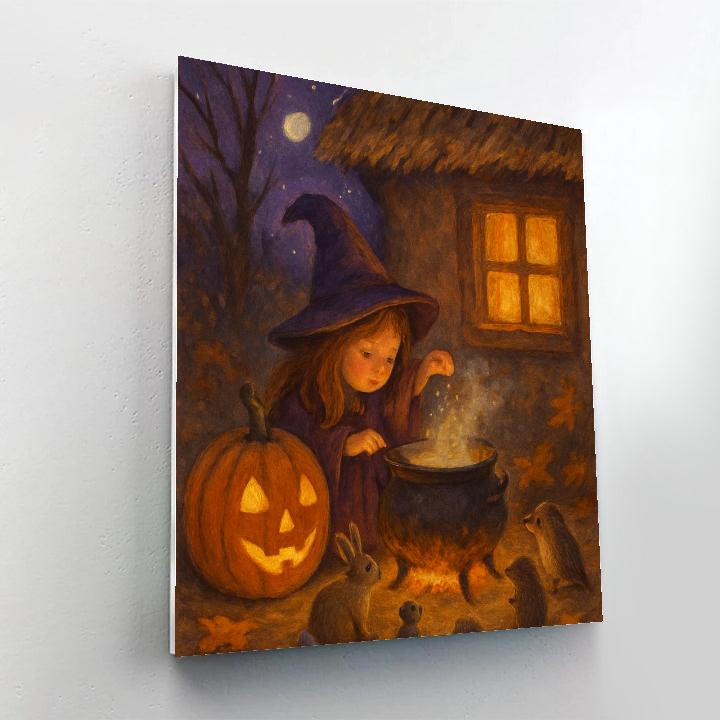 Hearthside Witchs Lantern Paint by numbers kits
