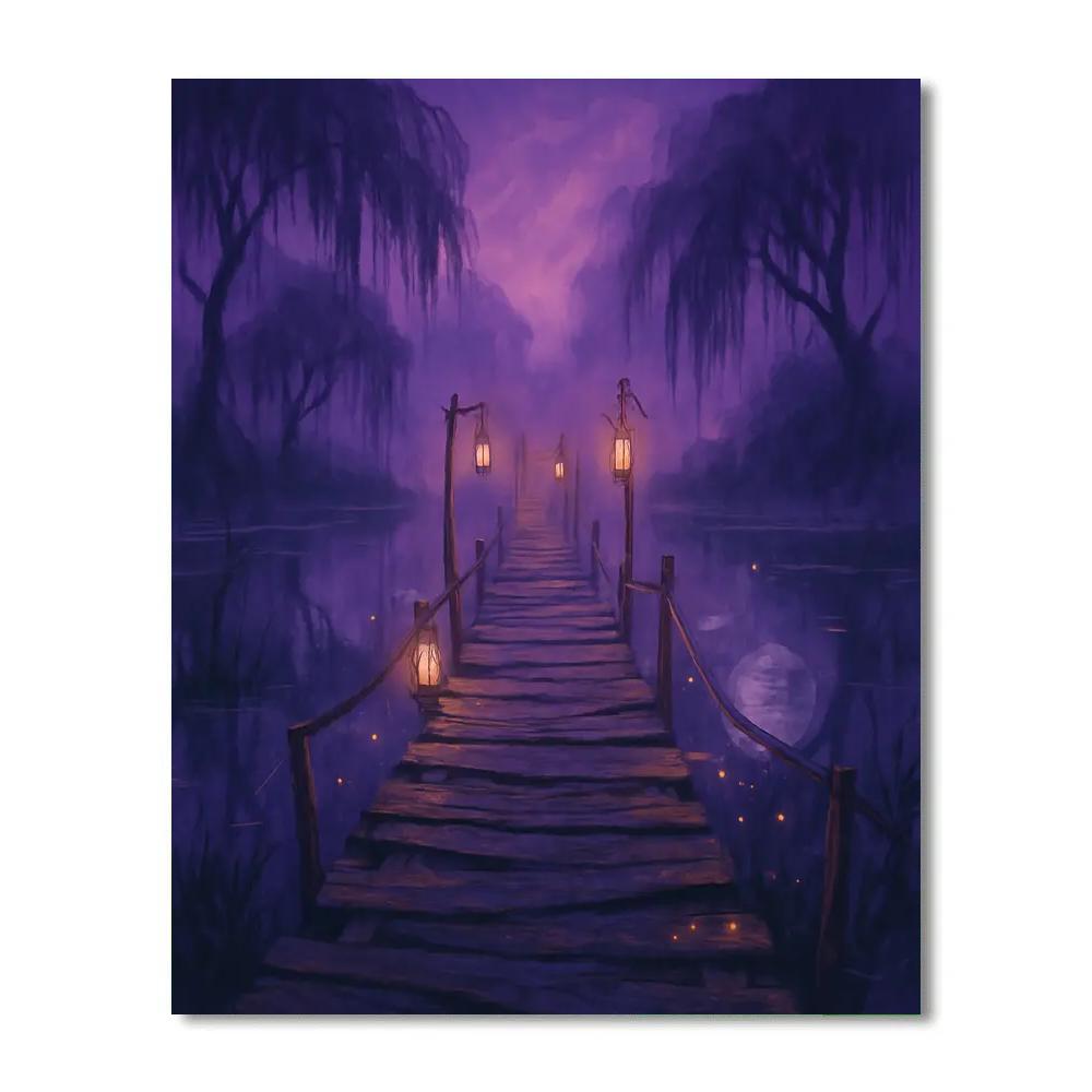 Lantern Bridge To Nowhere Paint by numbers kits