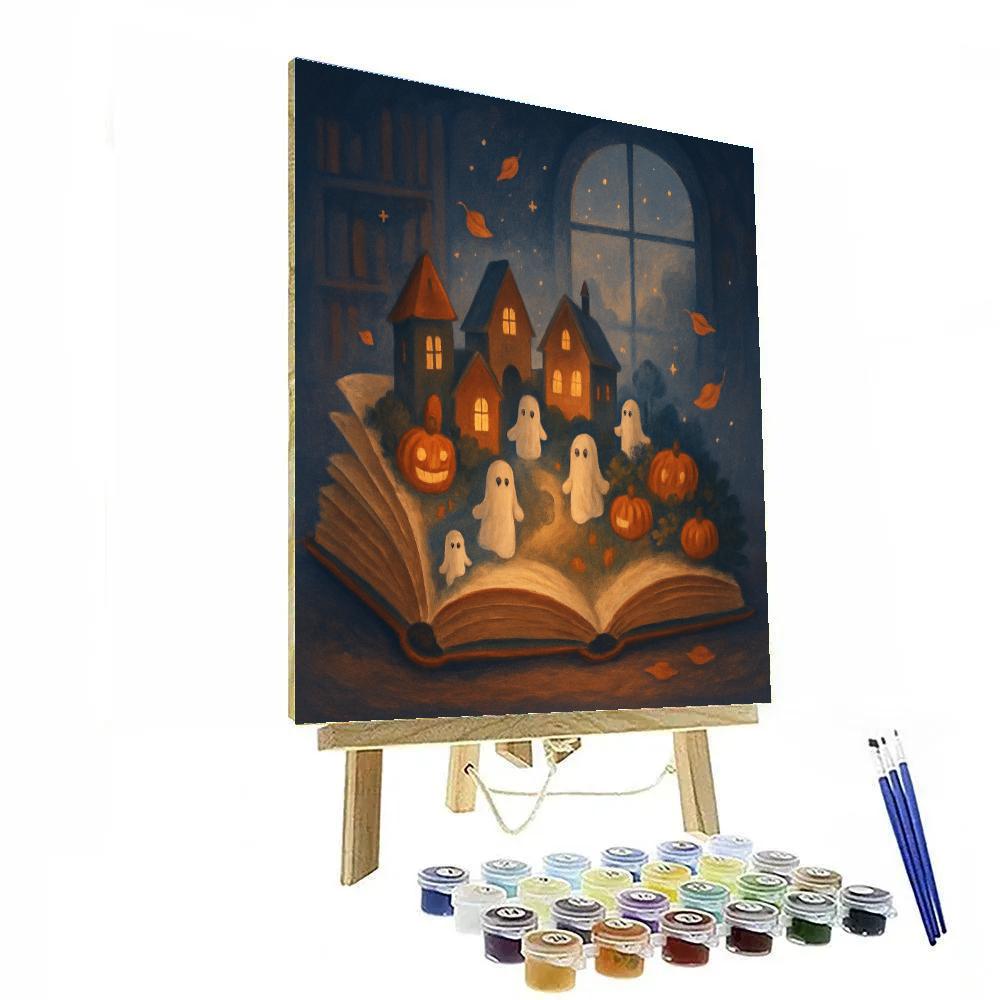 Enchanted Autumn Storybook Number painting