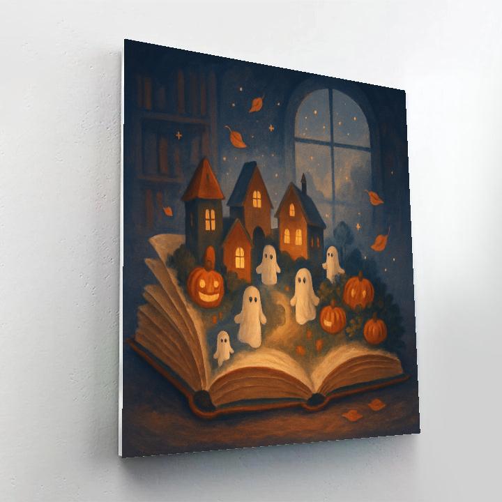 Enchanted Autumn Storybook Number painting