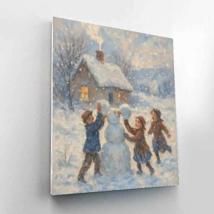 Children Of The First Snow Painting by numbers kit