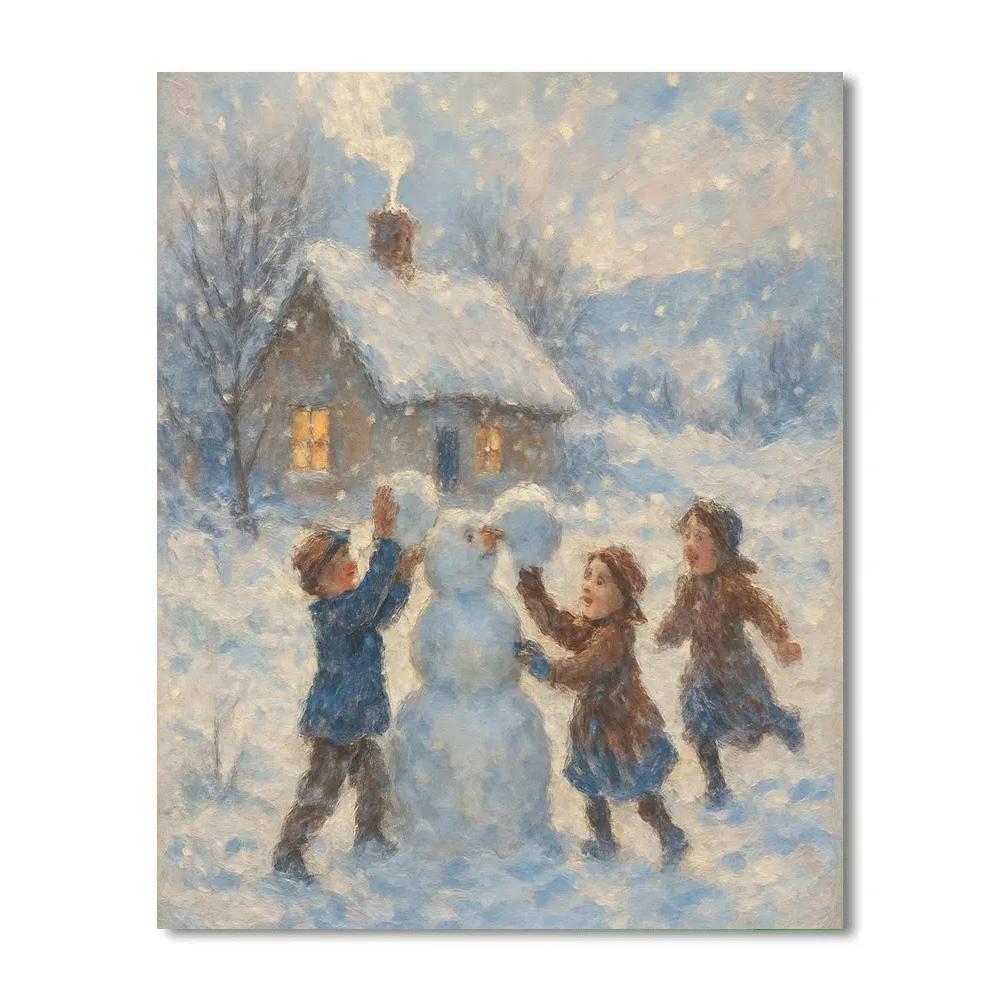 Children Of The First Snow Painting by numbers kit