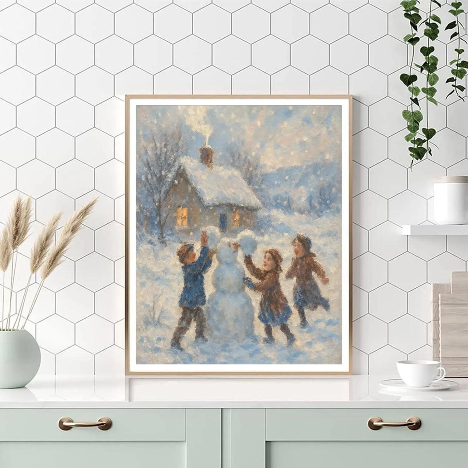 Children Of The First Snow Painting by numbers kit