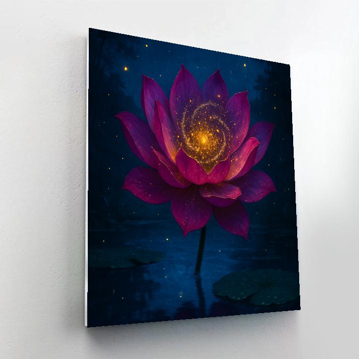 Flower Cosmic Bloom paint by color