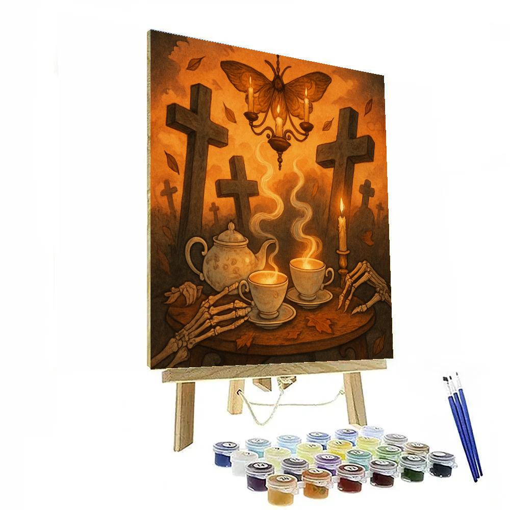 Boneyard Tea Party Painting by numbers kit
