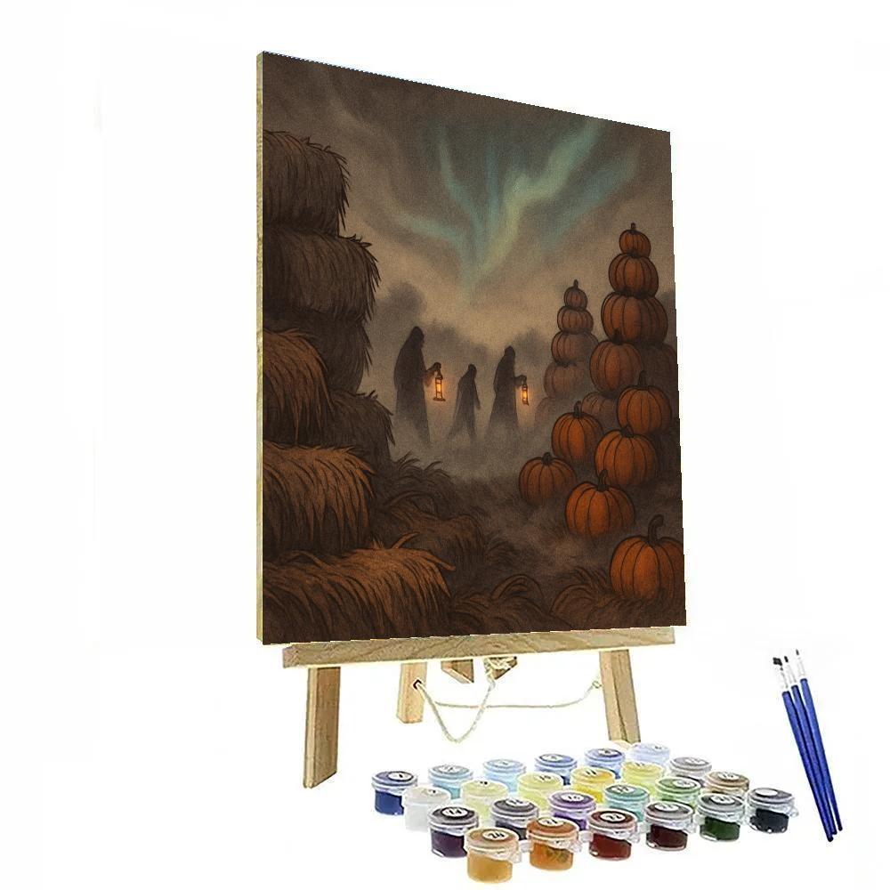 Fogbound Harvest Hollow paint by number