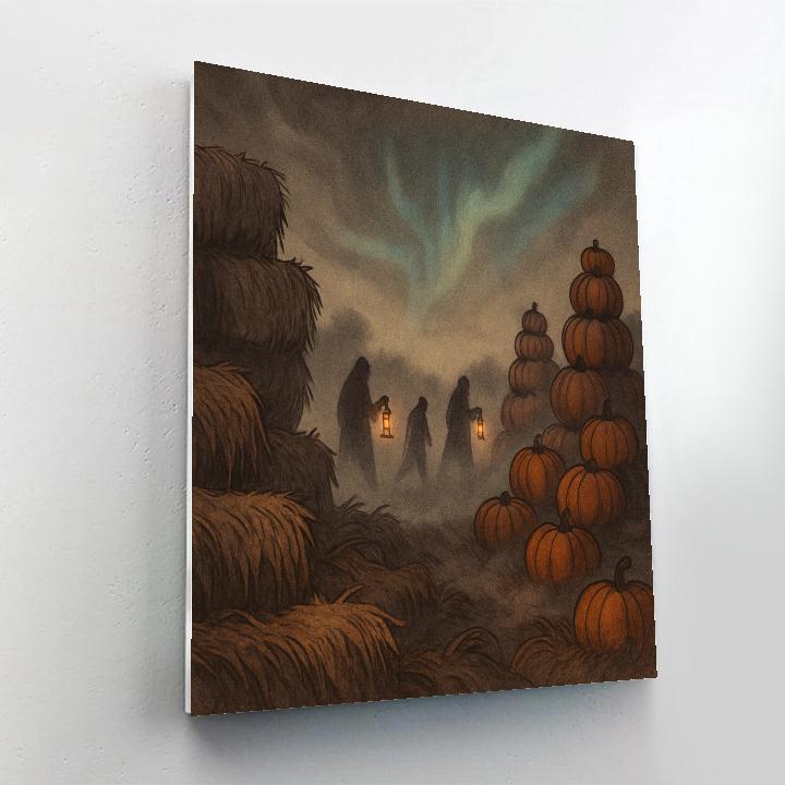 Fogbound Harvest Hollow paint by number