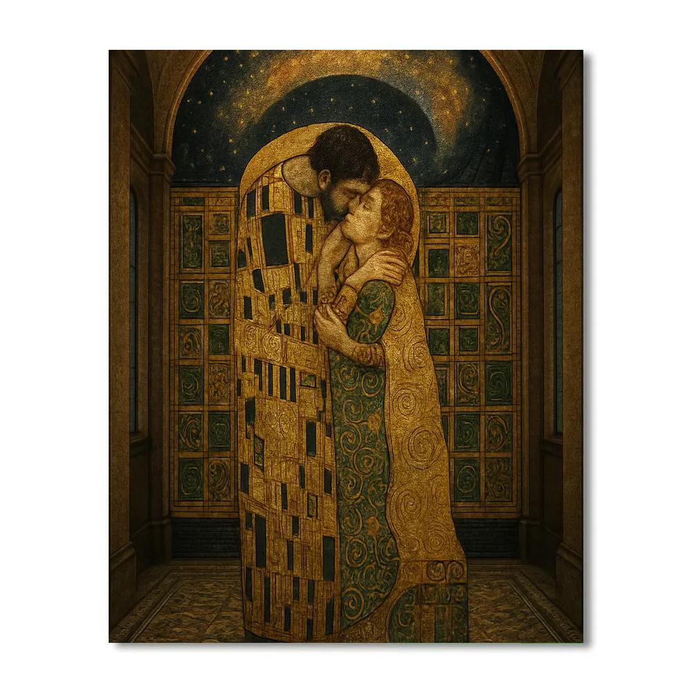 Gustav Gilded Nebula Paint by numbers kits