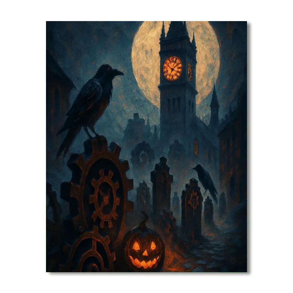Clockwork Grave Lane painting number kit