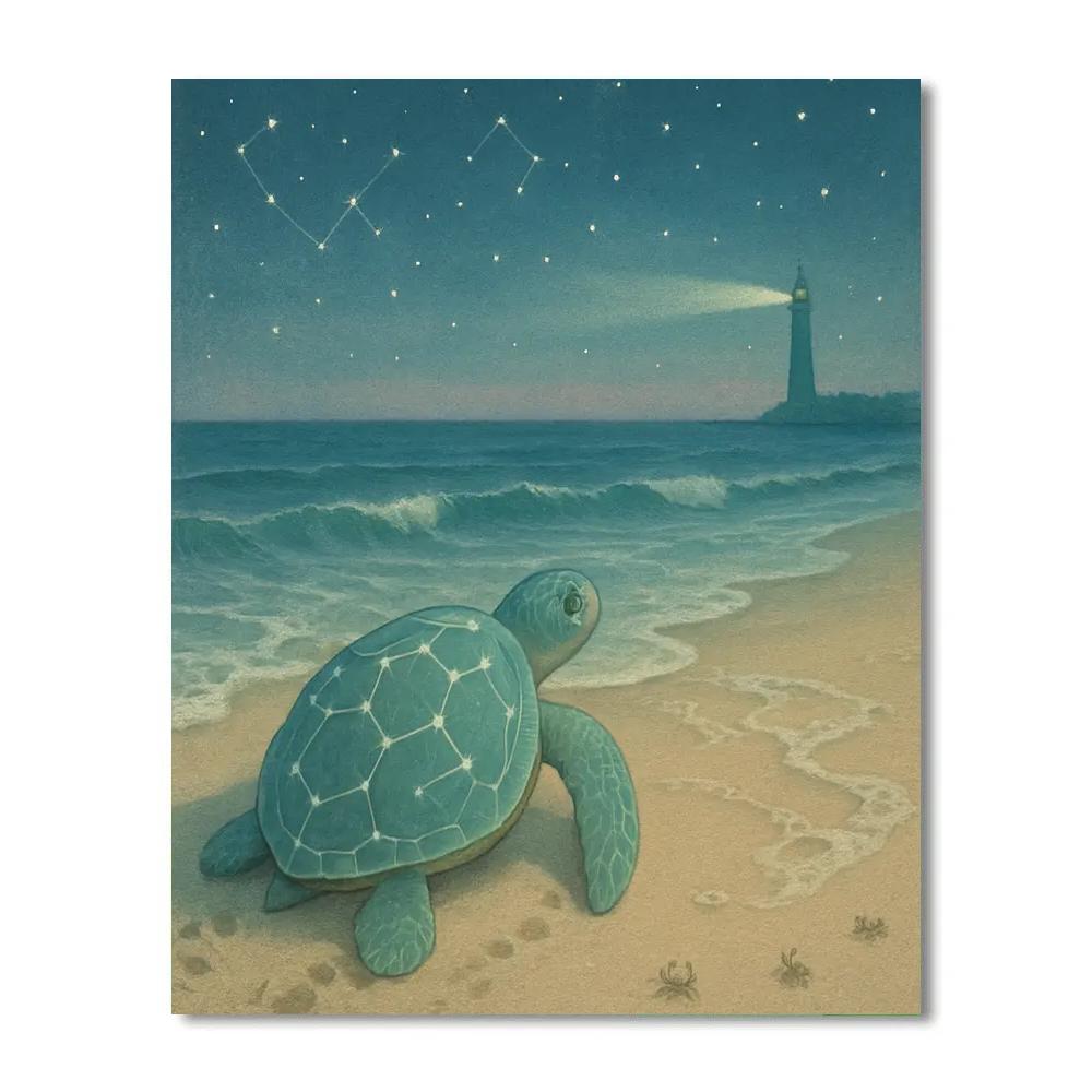 Turtle Starshore Pilgrim Numbered painting kits