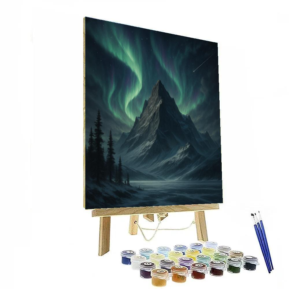 Mountain Aurora Sentinel Paint by numbers kits