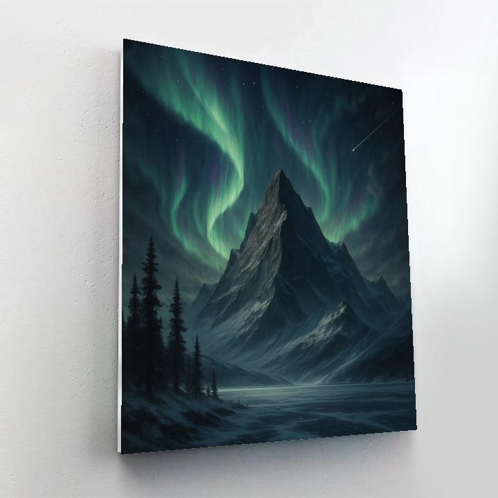 Mountain Aurora Sentinel Paint by numbers kits