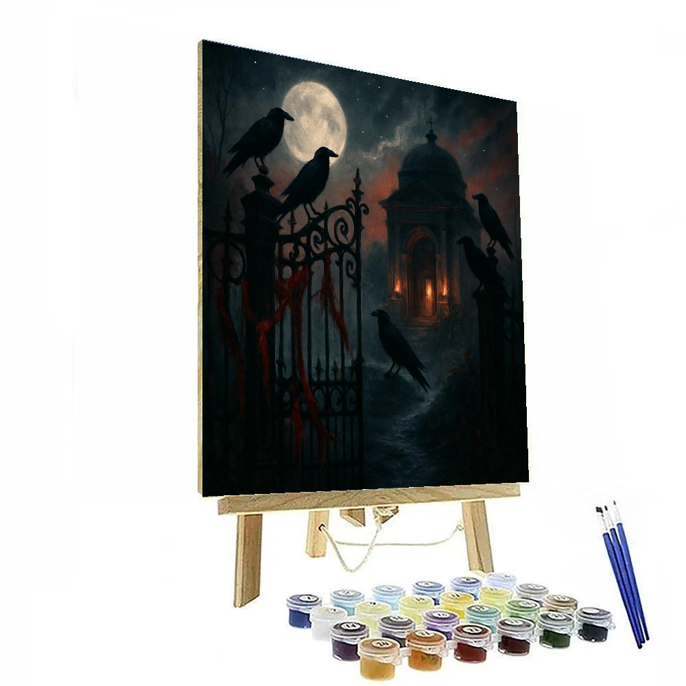Ravenwatch Cemetery Gate paint by color