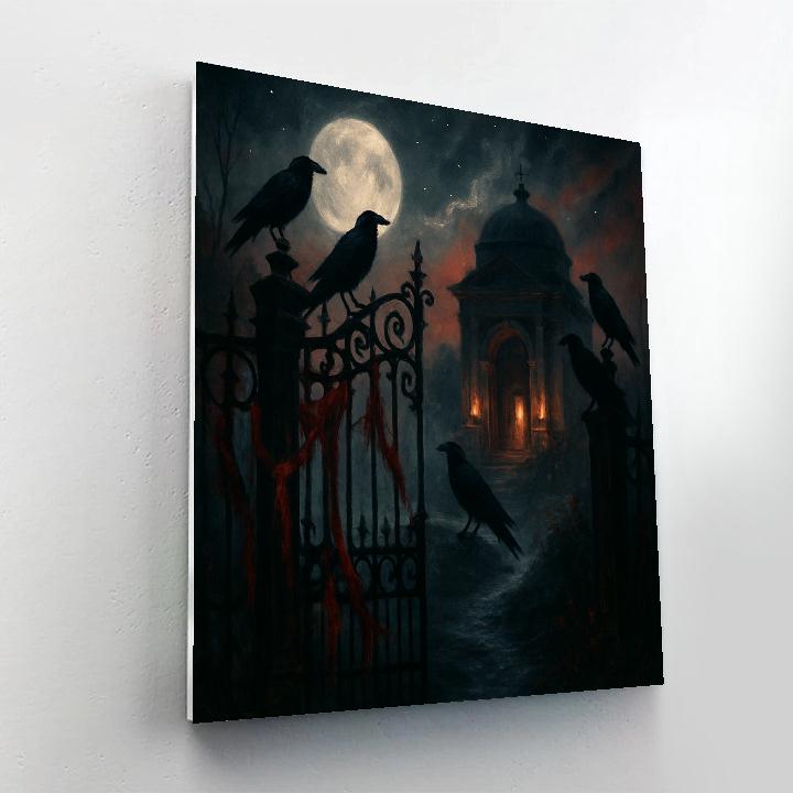 Ravenwatch Cemetery Gate paint by color