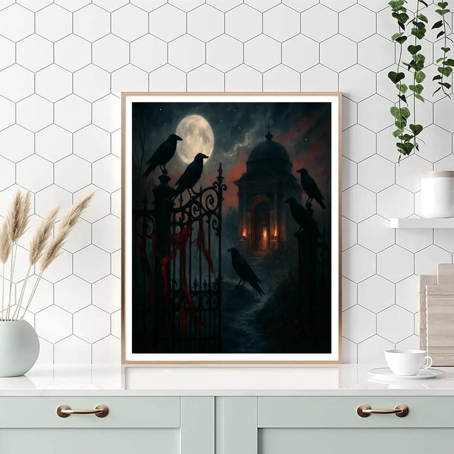 Ravenwatch Cemetery Gate paint by color