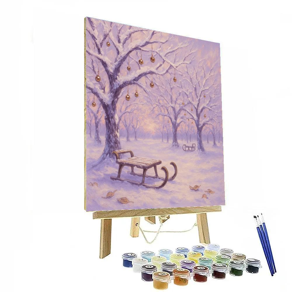 Sleighbell Orchard Dawn paint by color