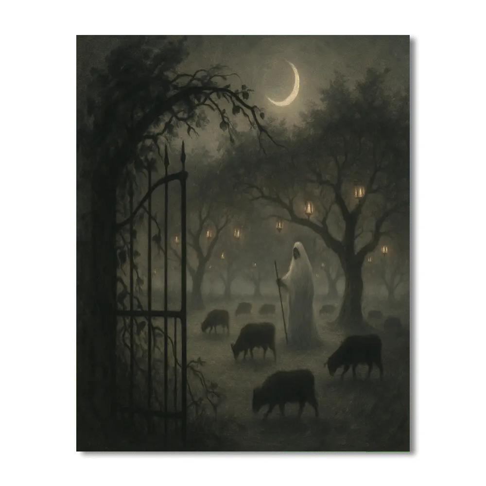 The Phantom Orchard Gate Painting by numbers kit