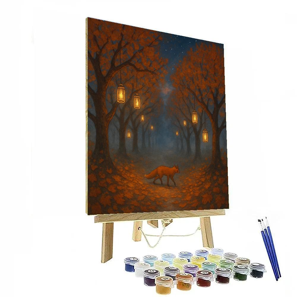 The Fog Lantern Orchard Paint by numbers art