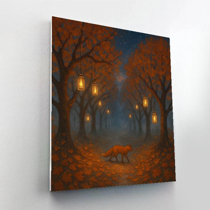 The Fog Lantern Orchard Paint by numbers art