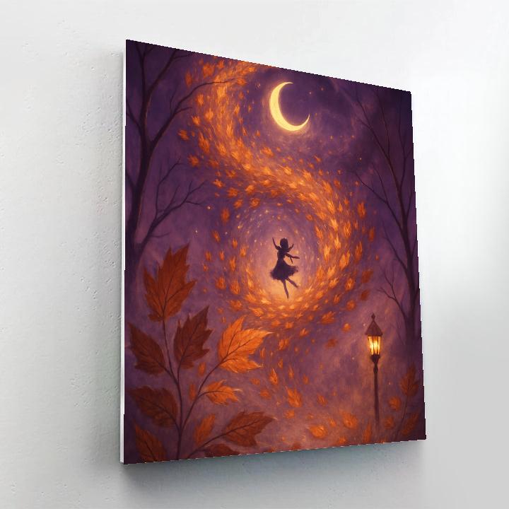 Spiral Of Falling Leaves paint by numbers