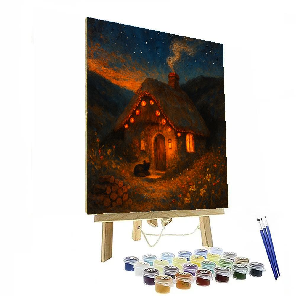 Thatch And Lantern Hollow Numbered painting kits