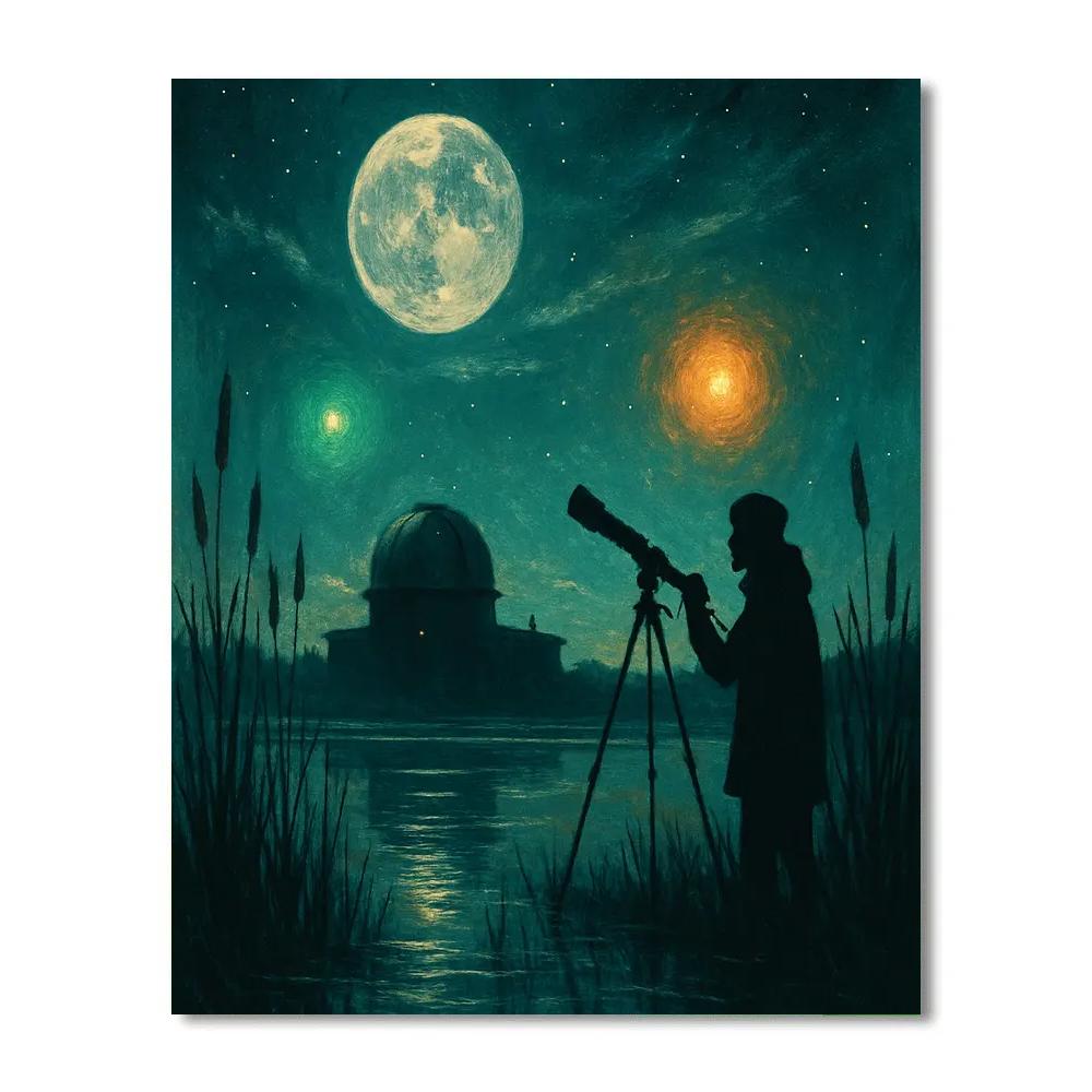 The Marshlight Observatory paint by color