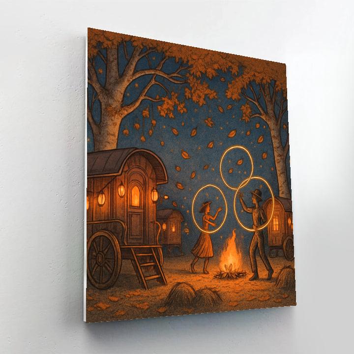 The Lanternyard Caravan paint by color