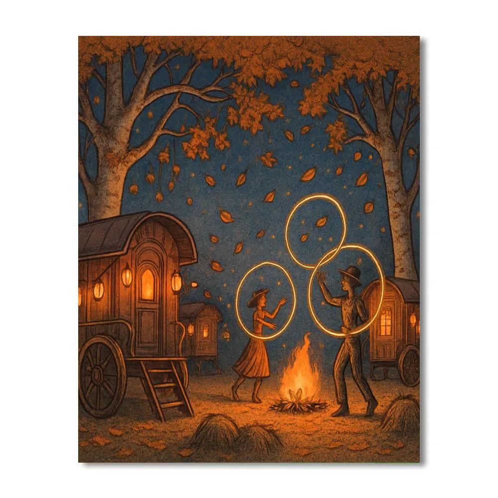 The Lanternyard Caravan paint by color